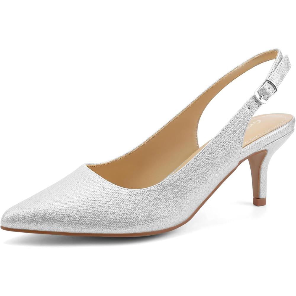 image:imageGreatonu Chaussures Talons Noir Mode Casual BriseLames FemmesArgent