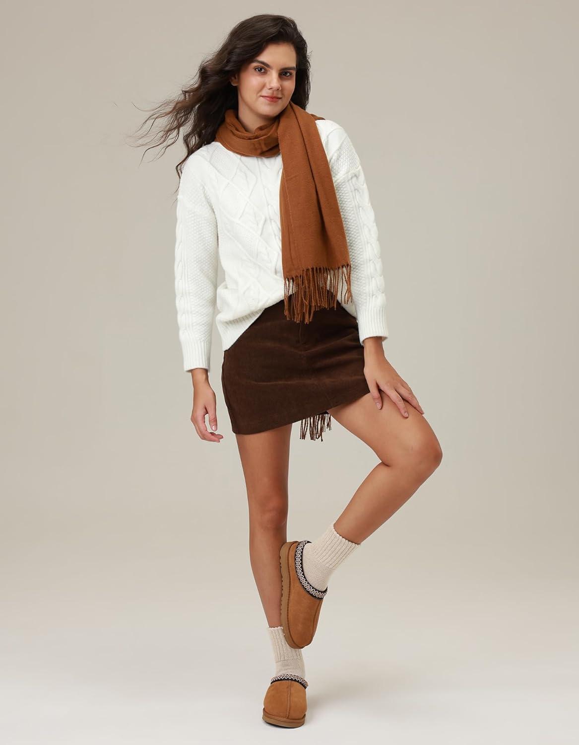 image:imageCLOSEMATE 3 Paires Chaussettes Chaudes Femme 3538 3942 dHiver Thermiques en Coton et Acrylique Antifroid UltraChaud Socquettes paisses Respirantes Multicolores pour Bottes Femme Amples3Marron clair
