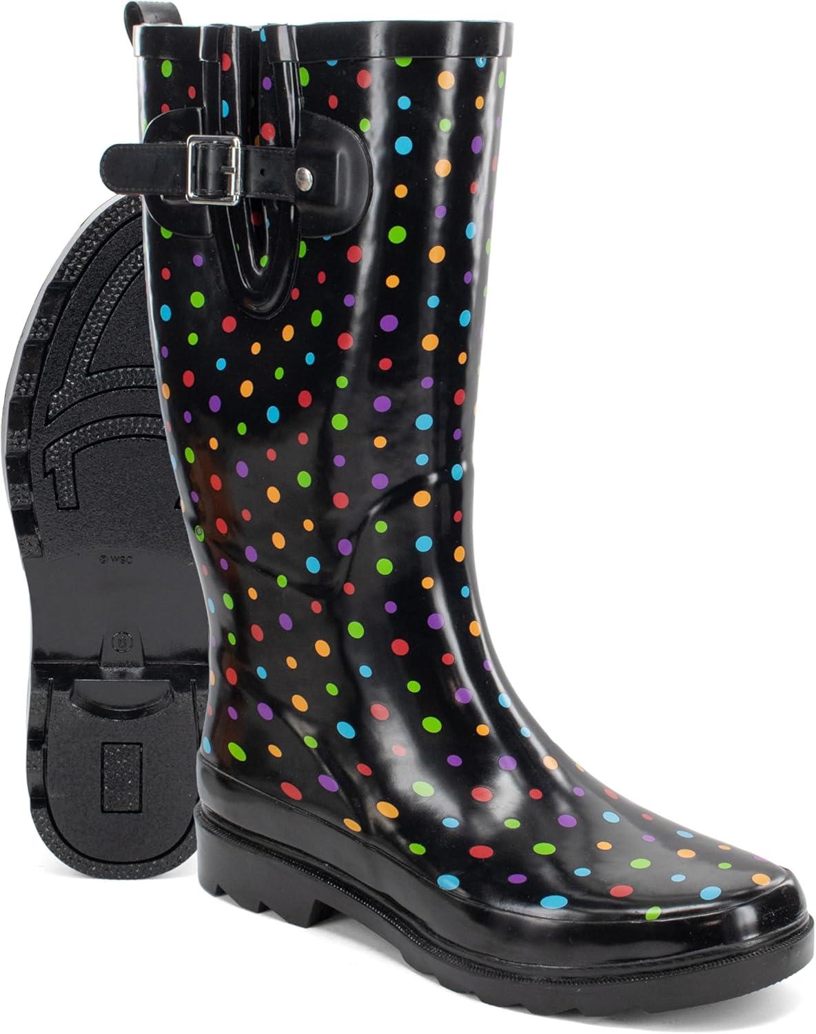 image:imageWestern Chief Bottes de pluie hautes impermables pour femme Ditsy Dots 38 EU
