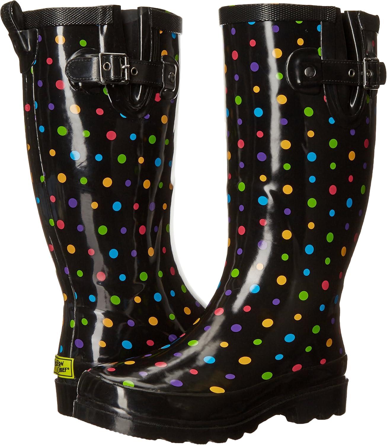 image:imageWestern Chief Bottes de pluie hautes impermables pour femme Ditsy Dots 38 EU