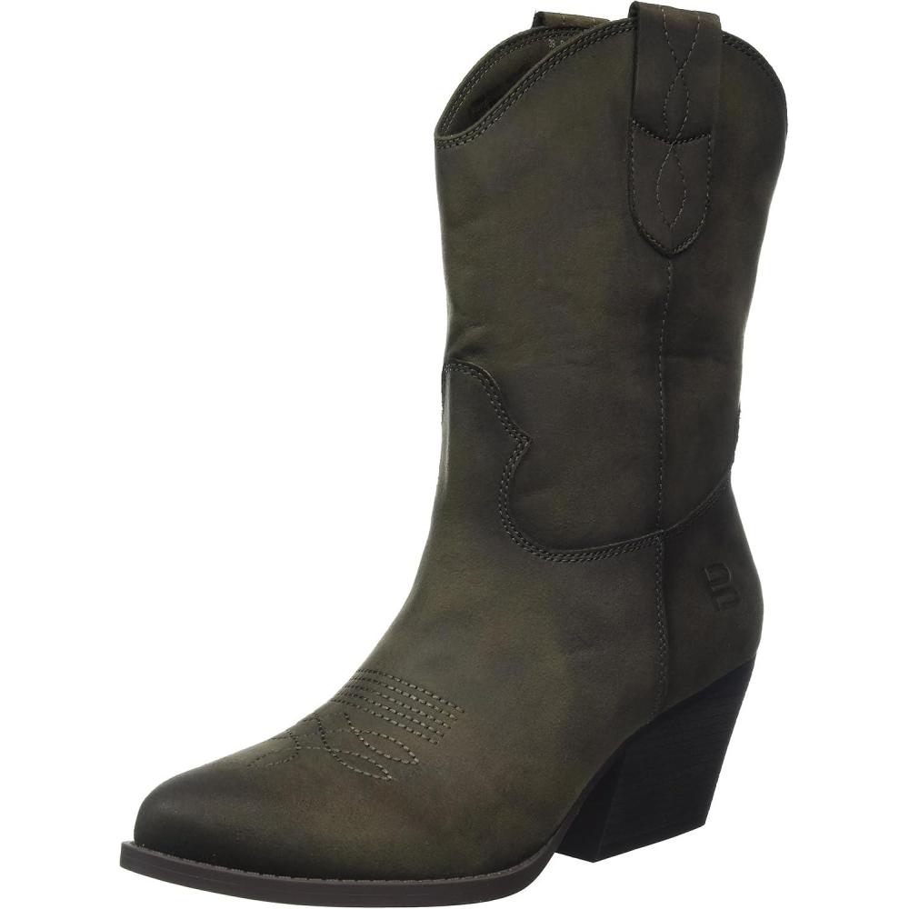 image:imageBAGATT Messine Bottes de chevilleFemmeVert Fonc