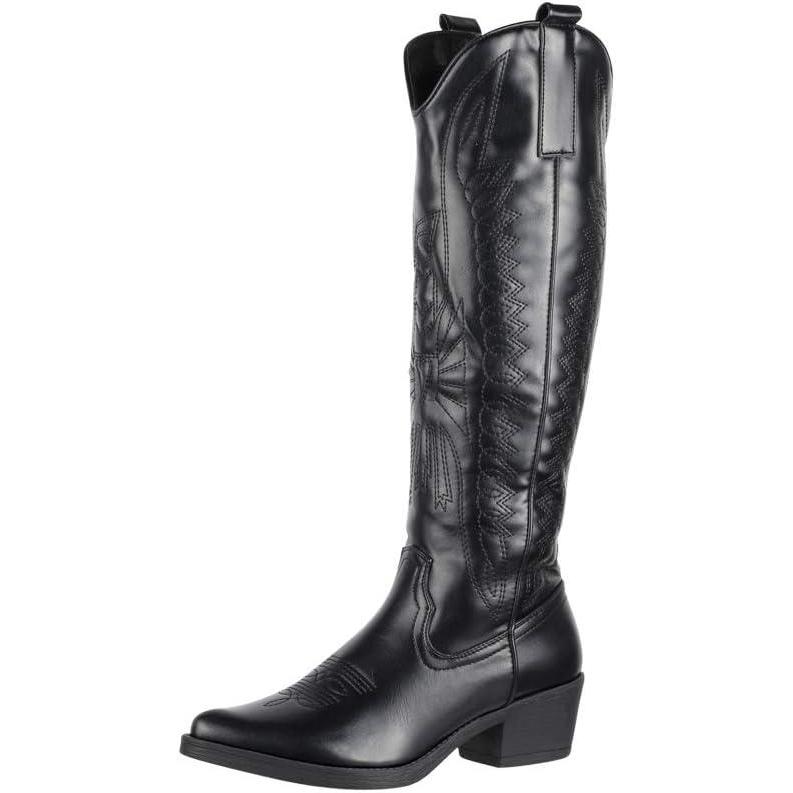 image:imageElara Bottes de Cowboy Femme ChunkyrayanNoir Paris