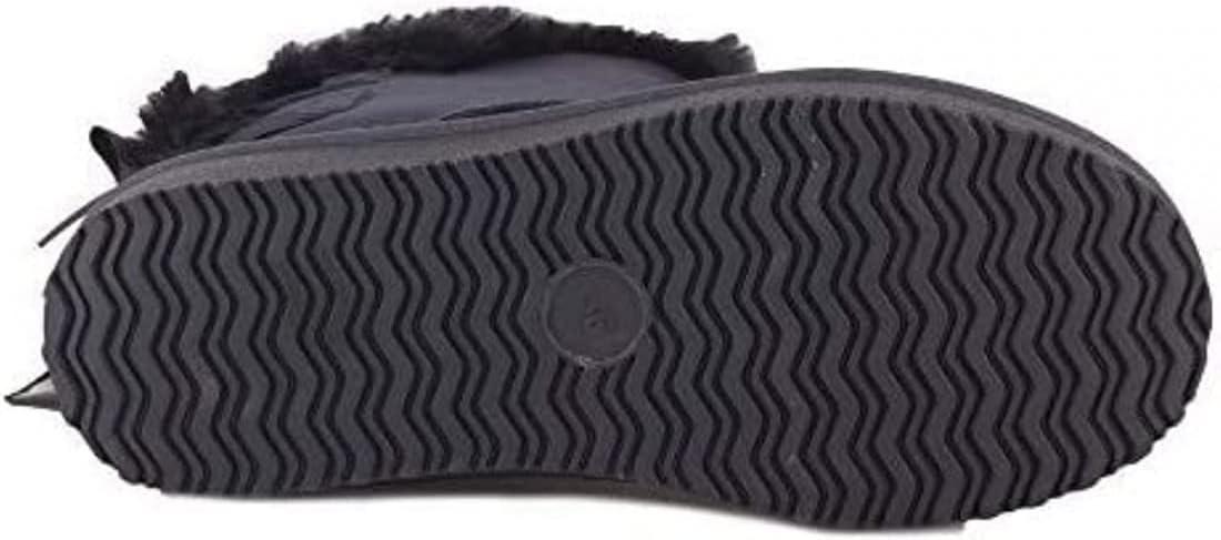 image:imageBottes fourres chaudes femme avec ruban satin et fourrure synthtiqueBleu
