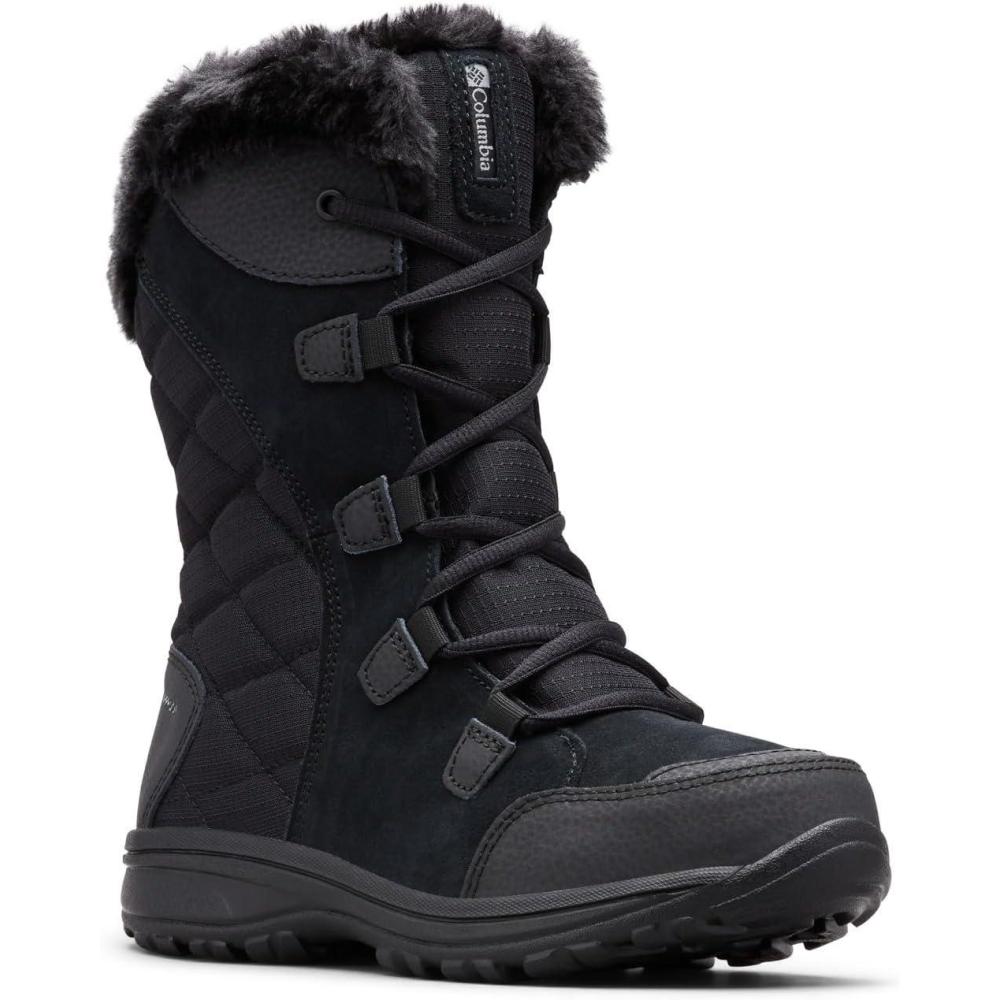 image:imageColumbia Bottes dHiver pour Femmes ICE MAIDEN IIBlack Columbia Grey