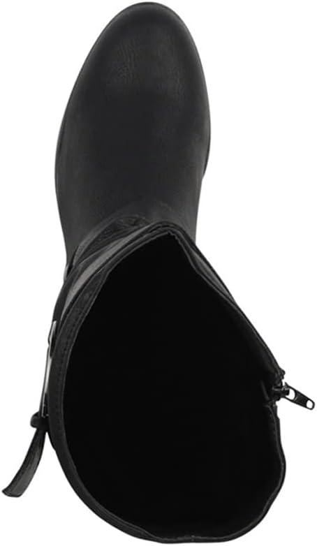 image:imageElara Bottines Femme Bottes Glissire ChunkyrayanNoir London