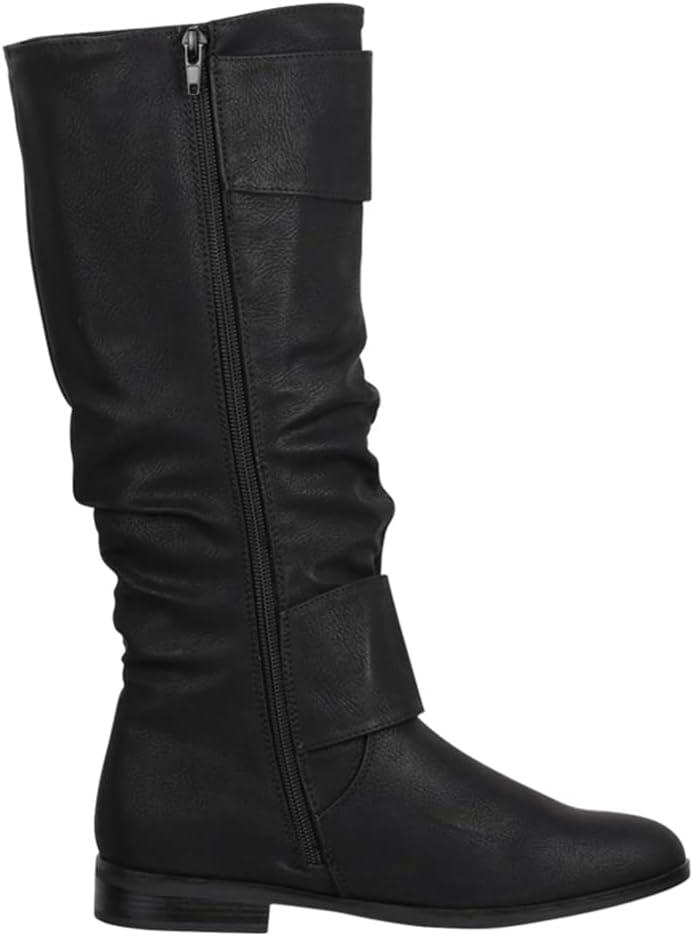 image:imageElara Bottines Femme Bottes Glissire ChunkyrayanNoir London