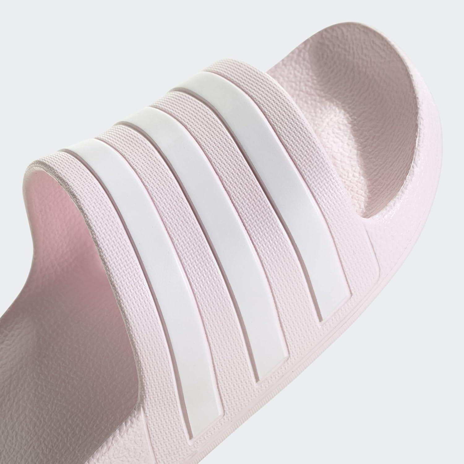 image:imageadidas Femme Adilette Aqua SlidesAlmost Pink White Almost Pink