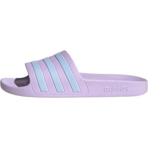 adidas Femme Adilette Aqua Slides(Ice Lavender Glow Blue Glow Blue)