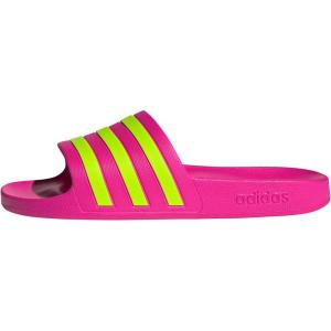 adidas Femme Adilette Aqua Slides(Shock Pink Solar Slime Shock Pink)