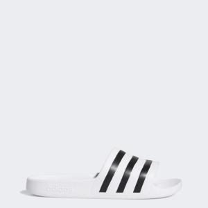 Adidas Mixte enfant Adilette, Sandales de Plage et Piscine,(Blanc Ftwr Blanc Noyau Noir Ftwr Blanc Ftwr Blanc Noyau Noir Ftwr Blanc)