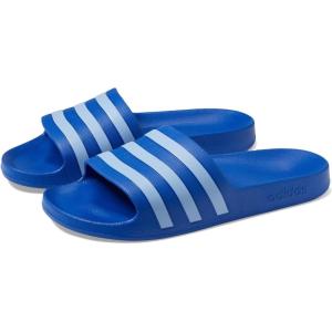 Adidas Mixte enfant Adilette, Sandales de Plage et Piscine,(Bleu Lucide Bleu Aube Bleu Lucide)