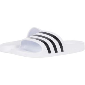 Adidas Mixte enfant Adilette, Sandales de Plage et Piscine,(Cloud White Core Black Cloud White)