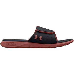 Under Armour Femme UA W Ignite 7 SL Slides(003 Noir Rouge Fusion Rouge Fusion)
