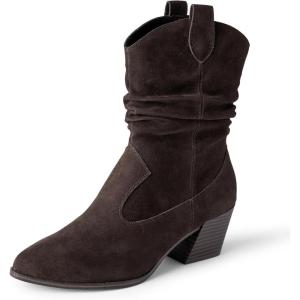 Amazon Essentials Bottes Western Fashion(Brun)
