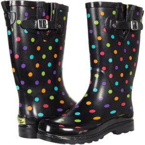 Western Chief Printed Tall Rain Boot Botte de pluieFemme(Dot City Black)