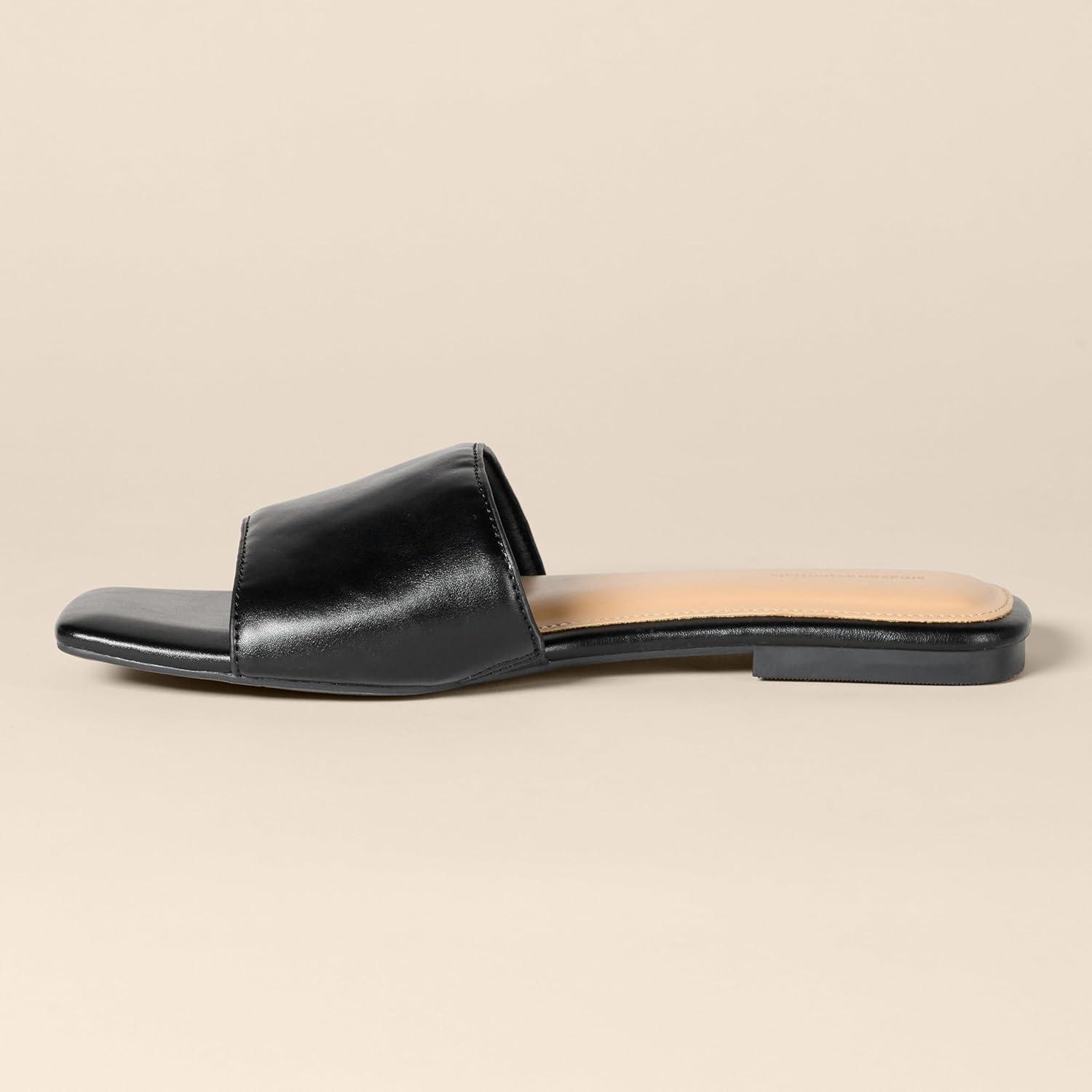 image:imageAmazon Essentials Slide SandalsSimilicuir Noir