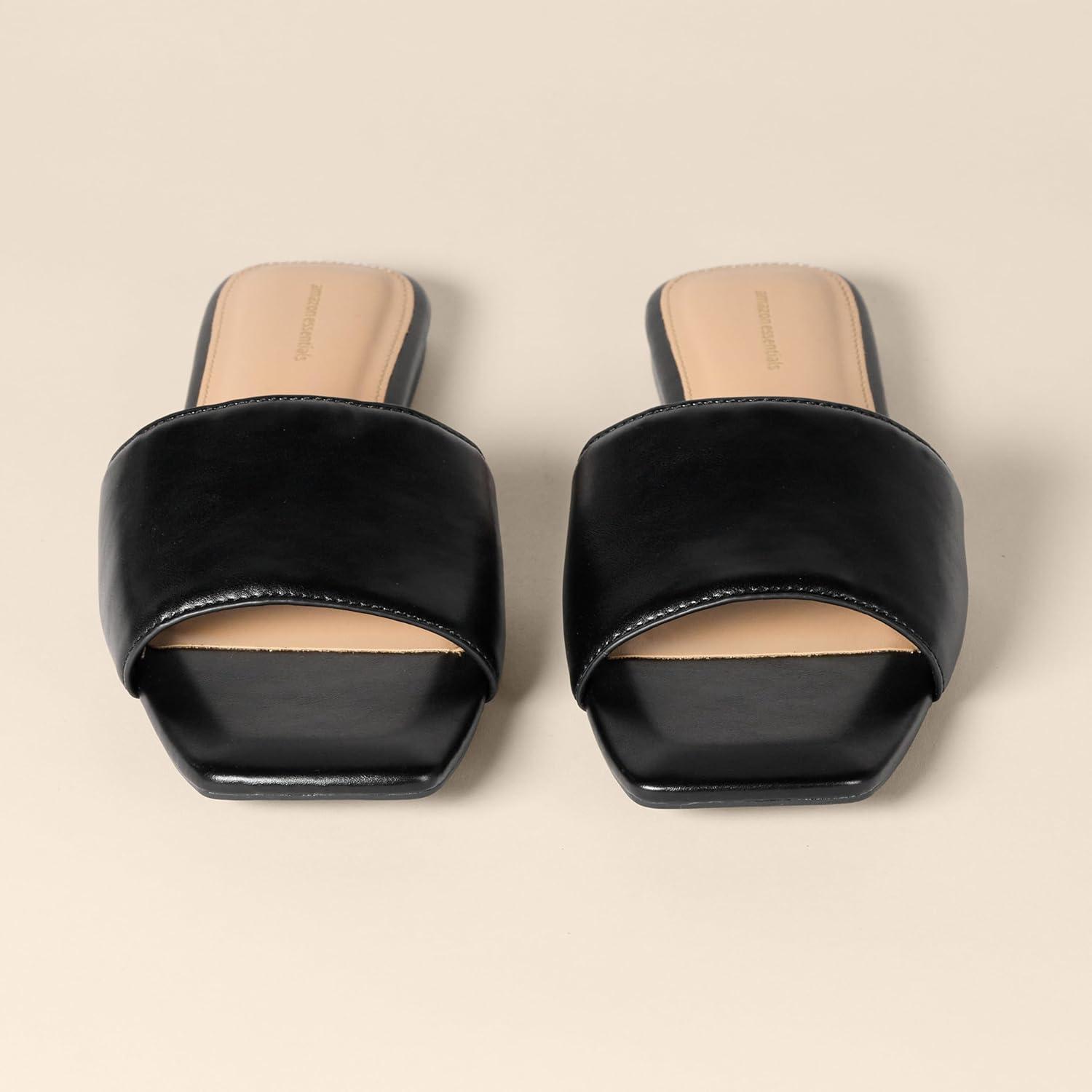 image:imageAmazon Essentials Slide SandalsSimilicuir Noir