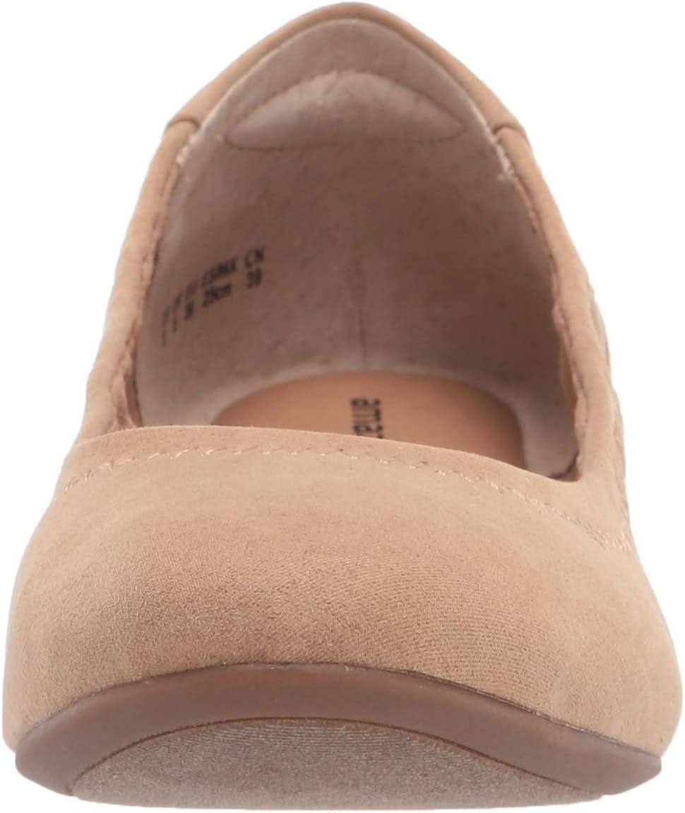 image:imageAmazon Essentials Ballerines Belice FemmeHavane Micro Sude
