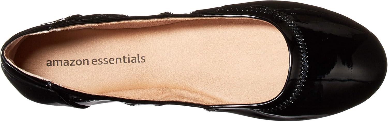 image:imageAmazon Essentials Ballerines Belice FemmeNoir Vernis