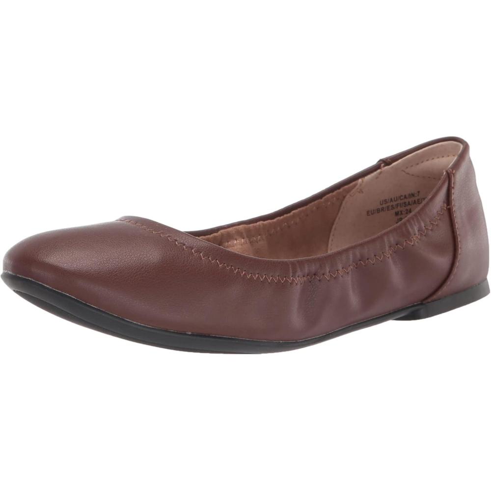 image:imageAmazon Essentials Ballerines Belice FemmeBrun Profond