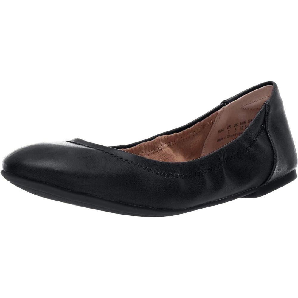image:imageAmazon Essentials Ballerines Belice FemmeNoir Faux Cuir
