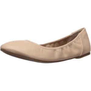 Amazon Essentials Ballerines Belice Femme(Beige Faux Cuir)