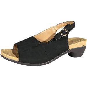 2024 Sandales Femmes été De Marche Confortables Orthopédique Plateforme Chaussures Antidérapantes Respirantes Bohême Bout Ouvert Avec Talon Bloc(A01 Noir)