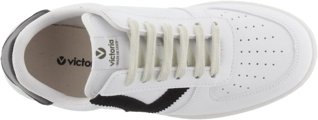 image:imageVictoria Madrid Serraje ampamp Contraste Baskets Plates UnisexeNoir
