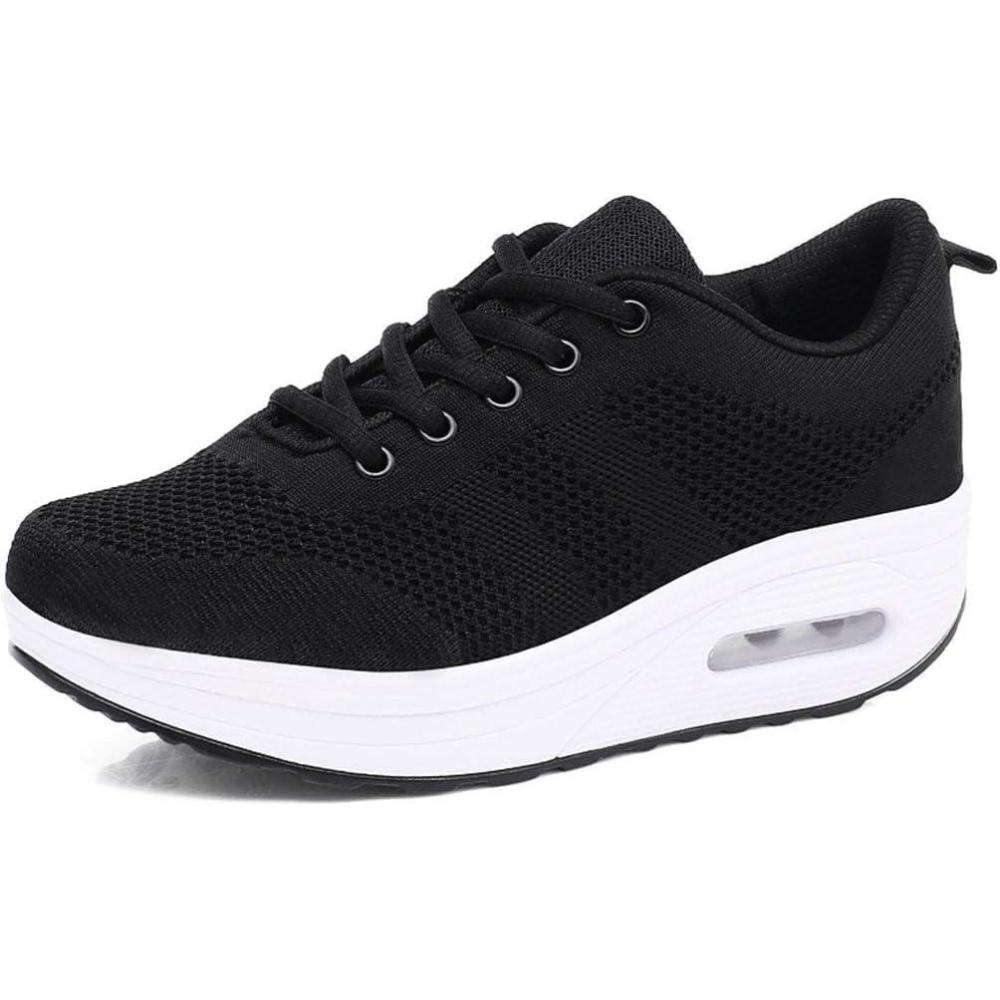 image:imageFemme Chaussures de Course Air Running Baskets Sport Outdoor Casual Marche Respirantes Confortable Fitness Gym SneakersCouleur 1