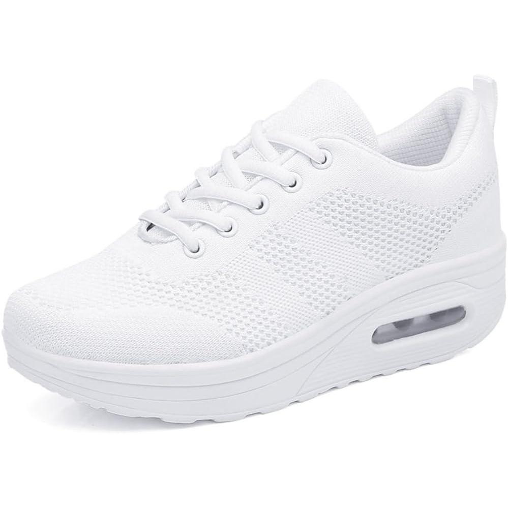 image:imageFemme Chaussures de Course Air Running Baskets Sport Outdoor Casual Marche Respirantes Confortable Fitness Gym SneakersCouleur 2