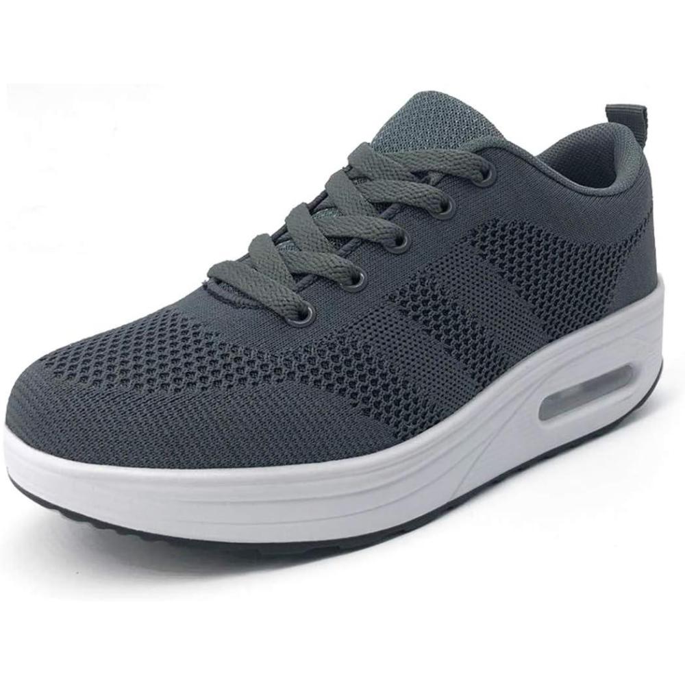 image:imageFemme Chaussures de Course Air Running Baskets Sport Outdoor Casual Marche Respirantes Confortable Fitness Gym SneakersCouleur 4