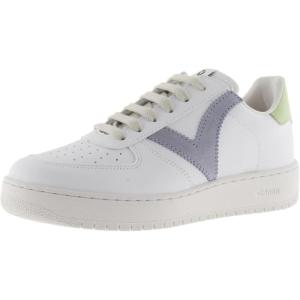 Victoria Madrid Serraje & Contraste Baskets Plates Unisexe(Lilas)