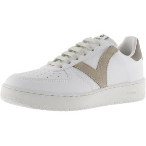 Victoria Madrid Serraje & Contraste Baskets Plates Unisexe(Taupe)