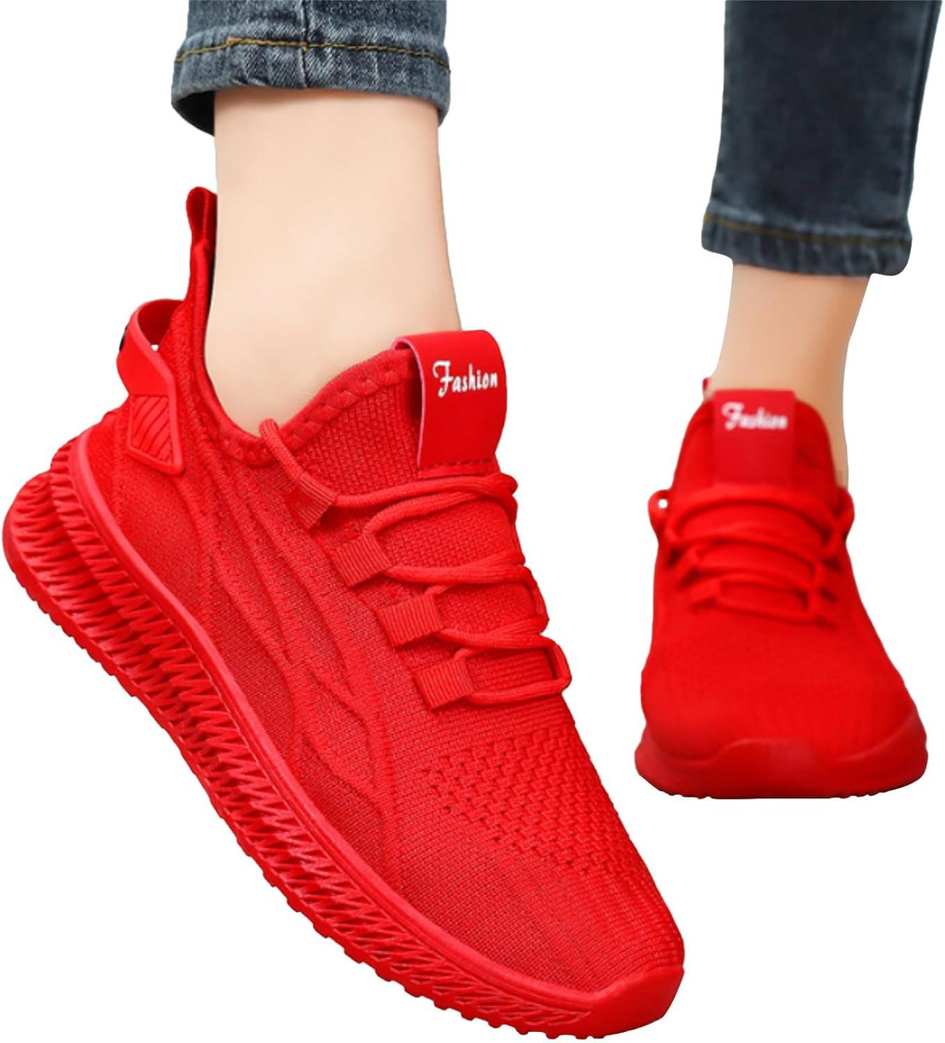 image:imageGnrique Basket Femme Orthopedique Confortable Femmes Chaussures Adulte Femelle Longue Pantoufle Chaussettes pour Femmes Dt Couleur Unie sans Lacet Dcontract Bout Ouvert Plat Doux PantoufleRouge