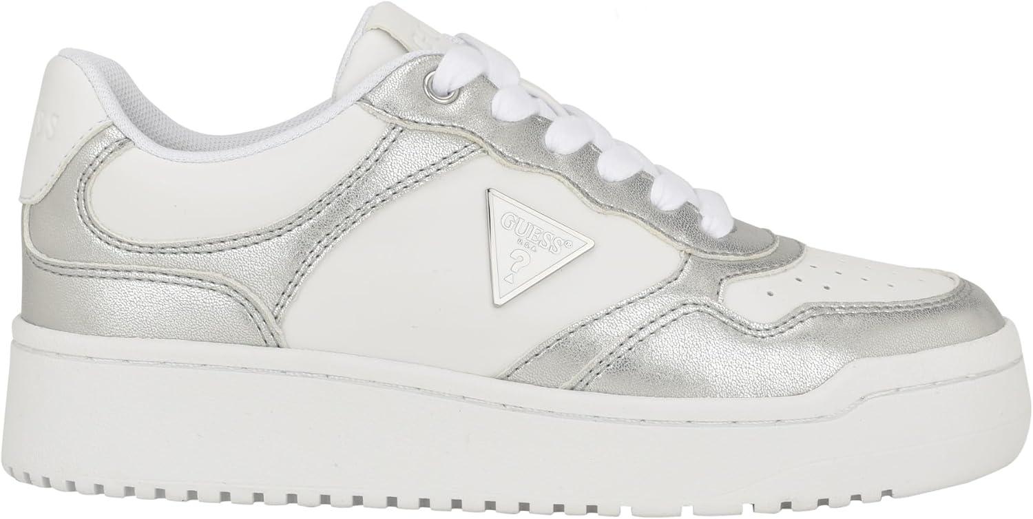 image:imageGuess Miram BasketFemmeBlanc Argent Multi