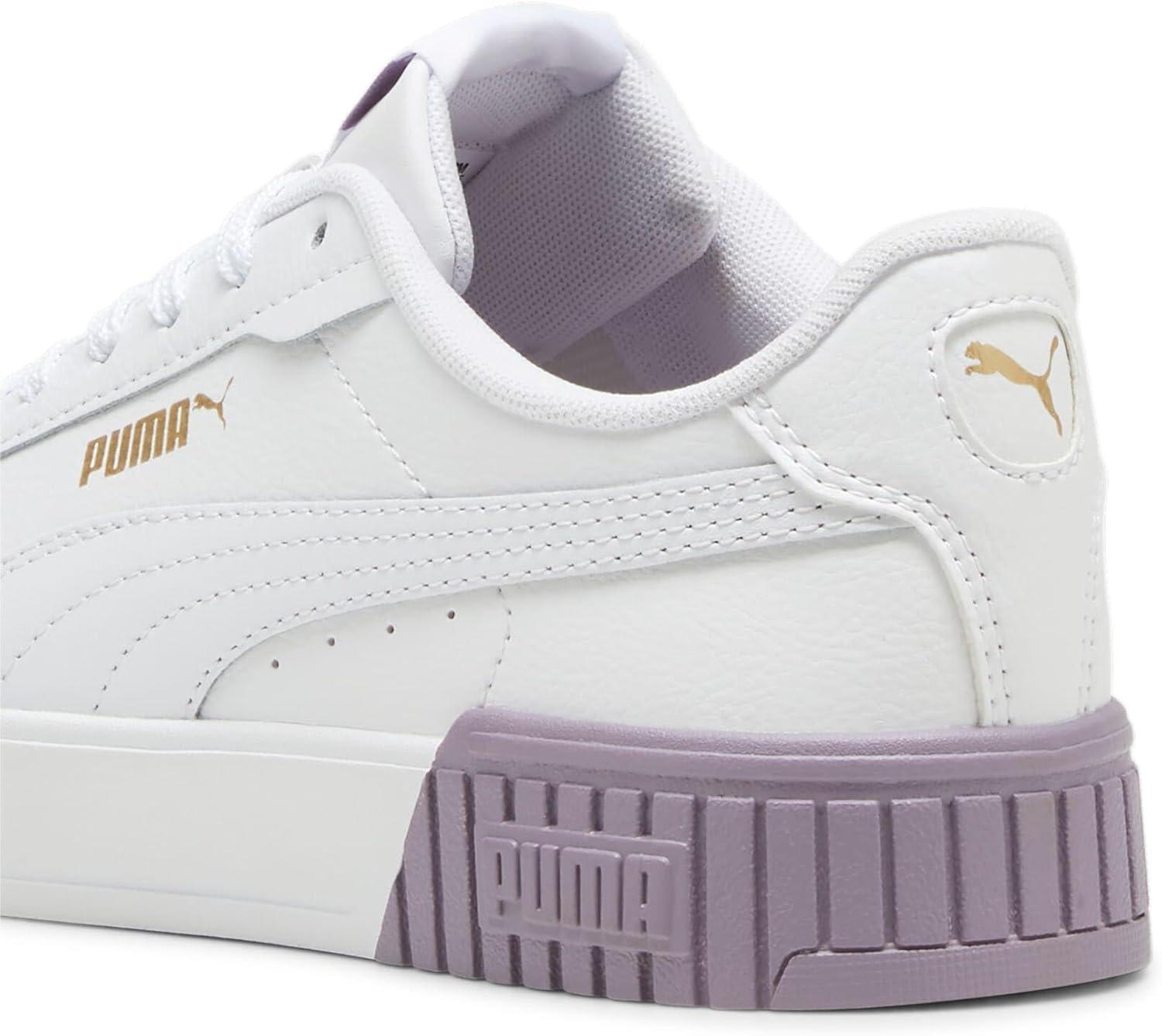 image:imagePuma Cali Bold Wns Baskets FemmePuma White Pale Plum Puma Gold