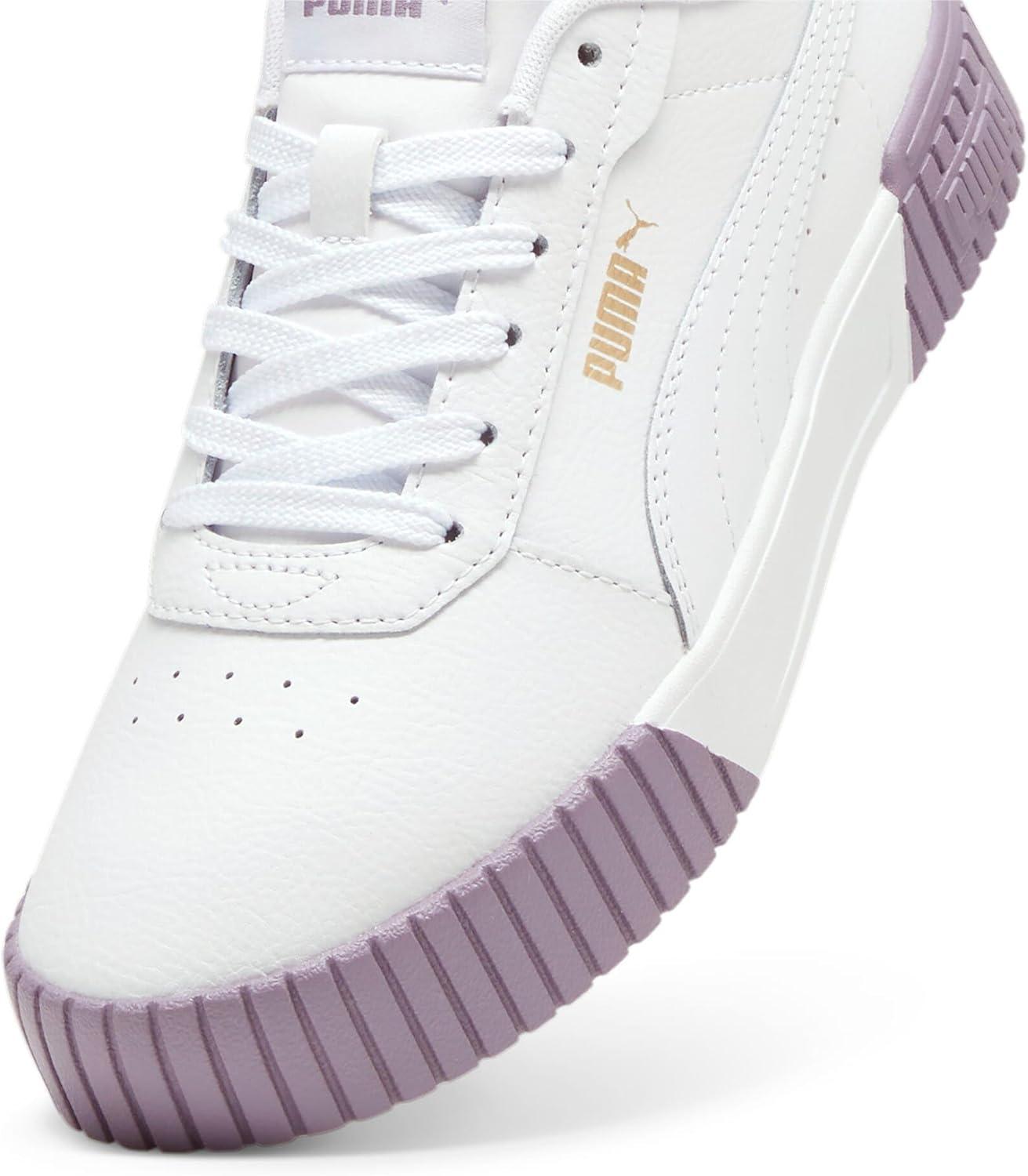 image:imagePuma Cali Bold Wns Baskets FemmePuma White Pale Plum Puma Gold
