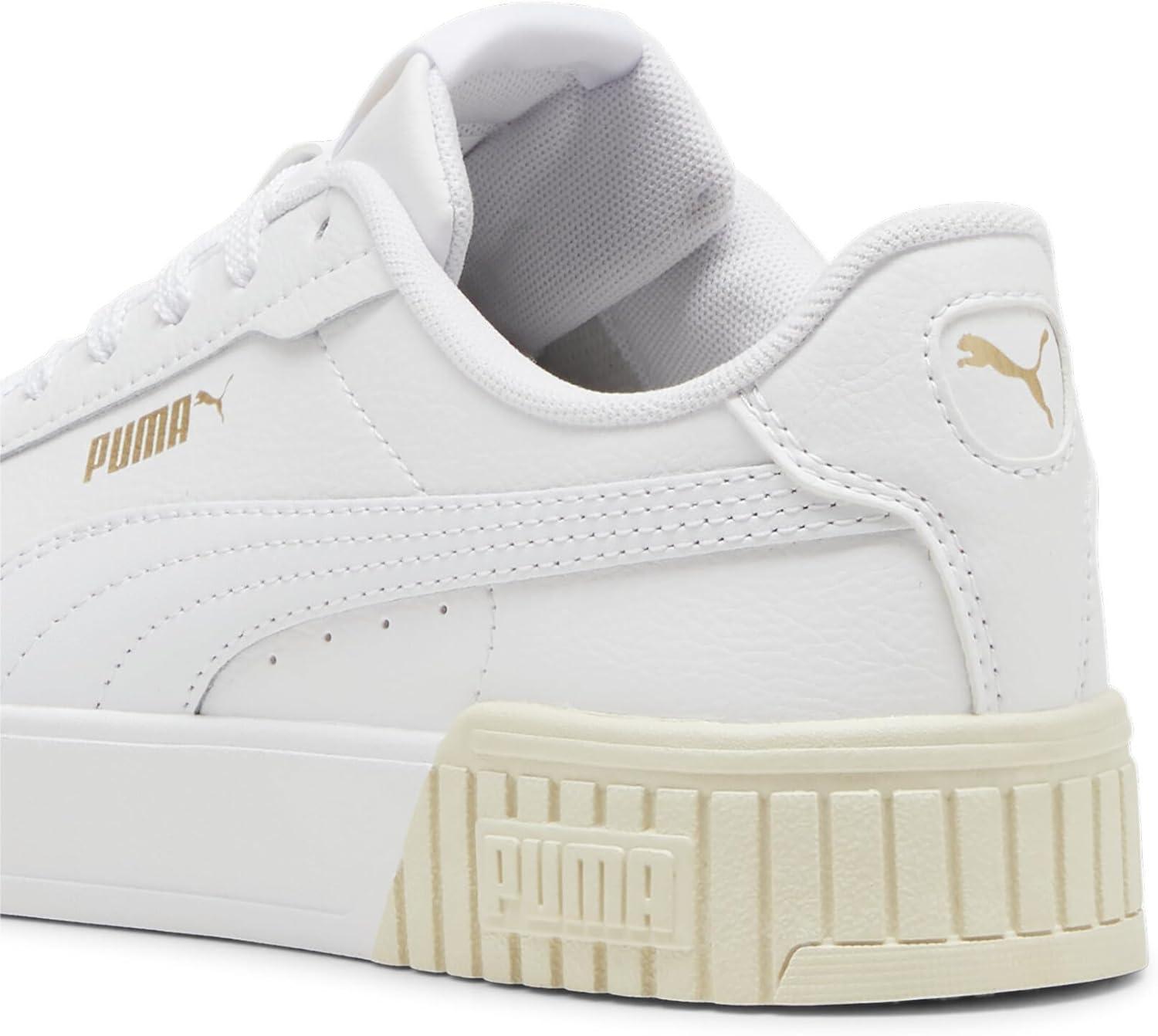 image:imagePuma Cali Bold Wns Baskets FemmePuma White Puma Gold Alpine Snow