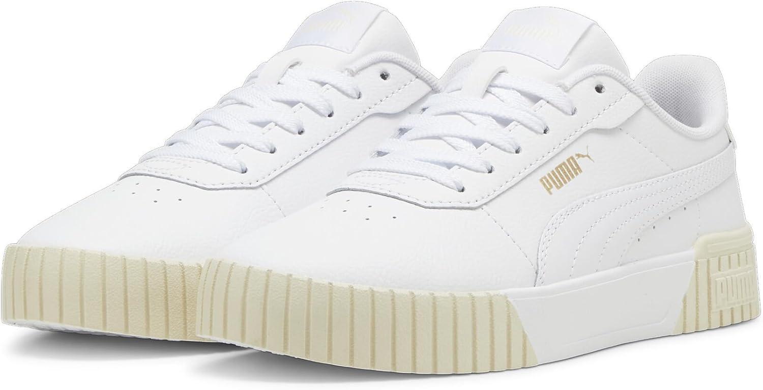 image:imagePuma Cali Bold Wns Baskets FemmePuma White Puma Gold Alpine Snow