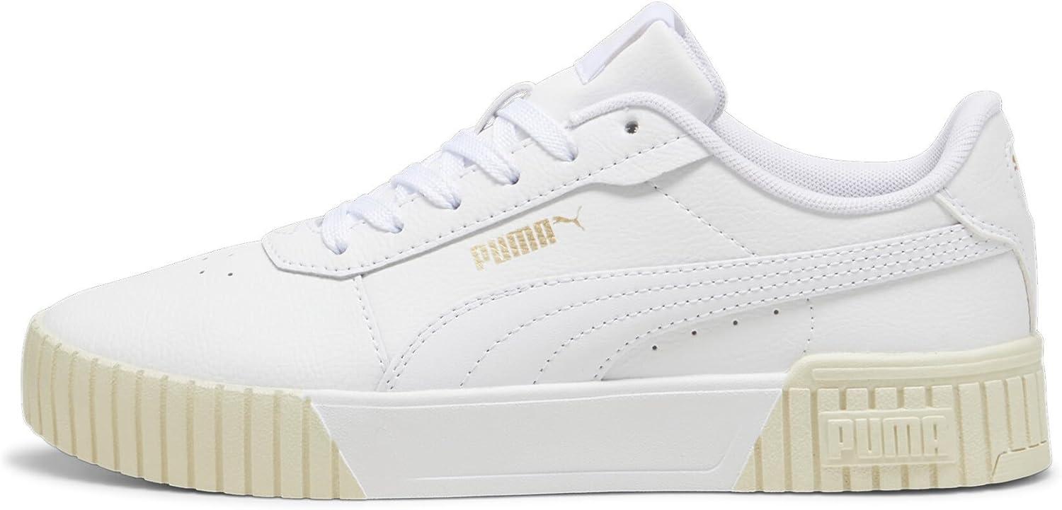 image:imagePuma Cali Bold Wns Baskets FemmePuma White Puma Gold Alpine Snow