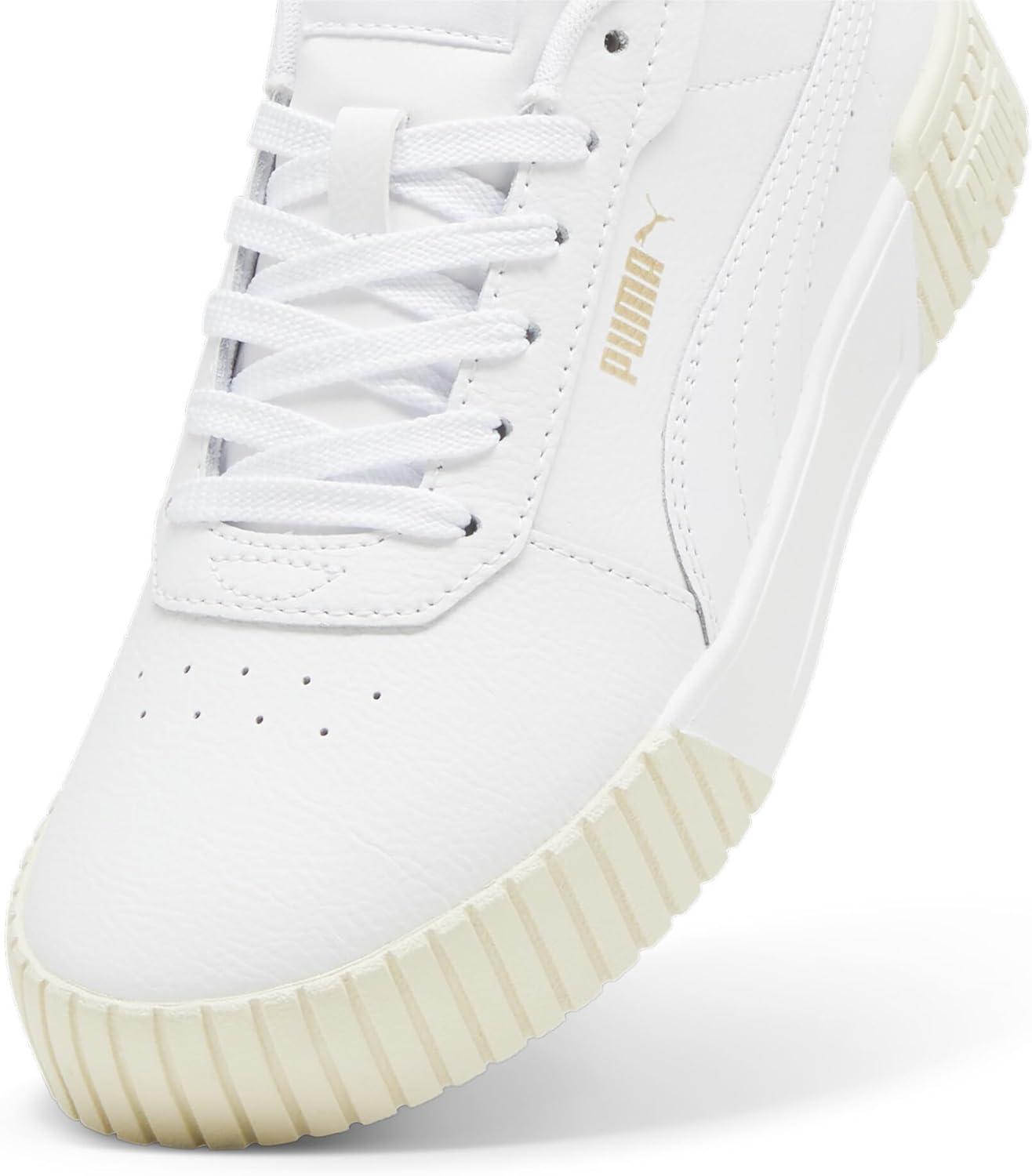 image:imagePuma Cali Bold Wns Baskets FemmePuma White Puma Gold Alpine Snow
