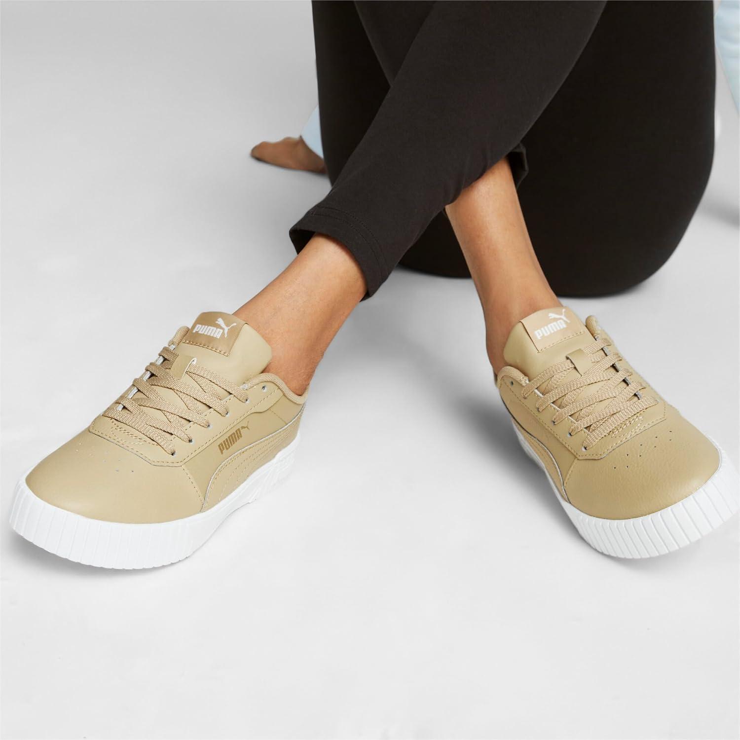 image:imagePuma Cali Bold Wns Baskets FemmeSand Dune Puma Gold Puma White