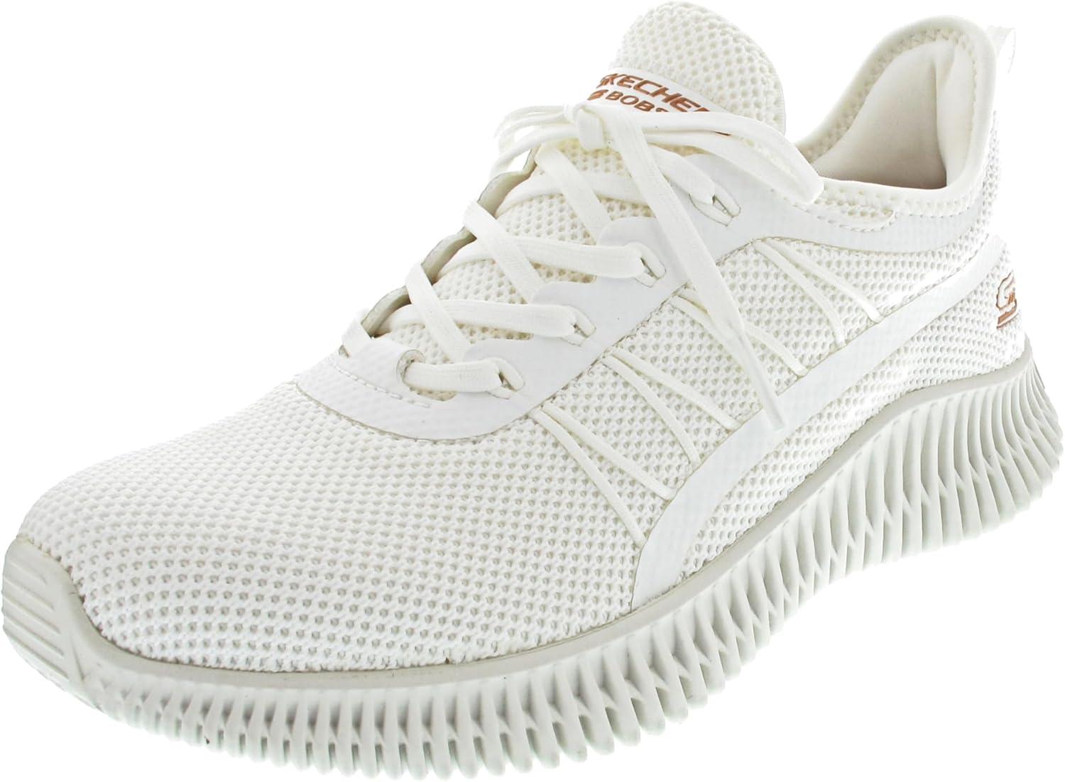 image:imageSkechers Bobs Geo New Aesthetics BasketsFemmeOff White Knit Synthetic Trim