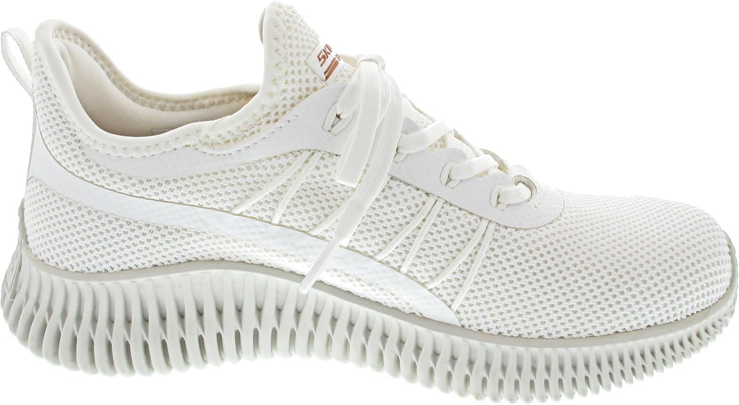 image:imageSkechers Bobs Geo New Aesthetics BasketsFemmeOff White Knit Synthetic Trim