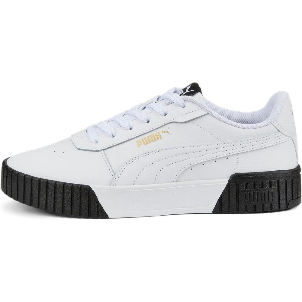 image:imagePuma Cali Bold Wns Baskets FemmePuma White Puma White Puma Team Gold Puma Black
