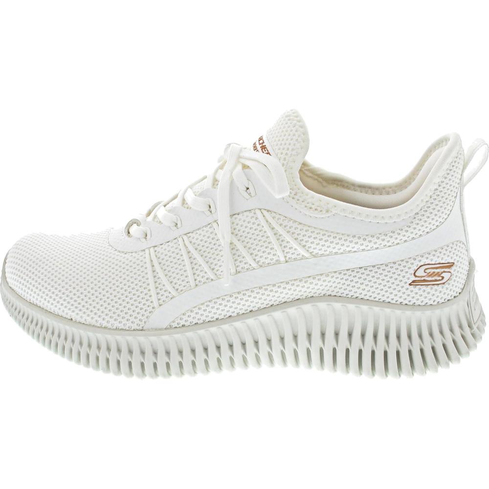 image:imageSkechers Bobs Geo New Aesthetics BasketsFemmeOff White Knit Synthetic Trim