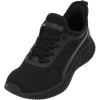 Black Knit Synthetic Trim