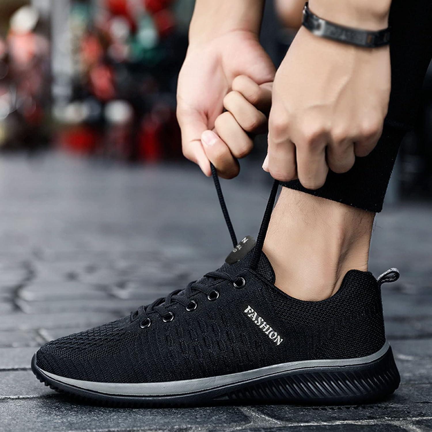 image:imageBasket Orthopdique De Marche Confort Souple Femme Chaussures De Travail Respirante Lgres Chaussure De Course Sneaker Mode Chaussures De Running Basket Compensee Gym Fitness Jogging SneakersZ7 Black