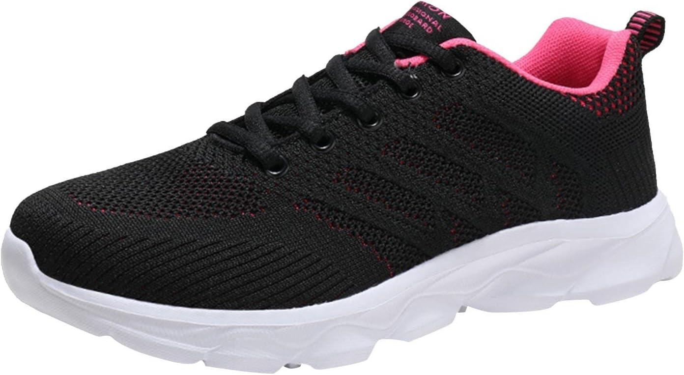 image:imageFemme Chaussures de Running pour Course Sports Fitness Respirant Mesh Gym Outdoor Trail Jogging Walking Tennis Baskets athltique Sneakers pour Femme01 Rouge