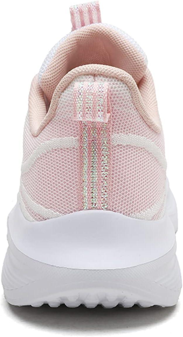 image:imageFemme Chaussures de Running pour Course Sports Fitness Respirant Mesh Gym Outdoor Trail Jogging Walking Tennis Baskets athltique Sneakers pour Femme04 Rose